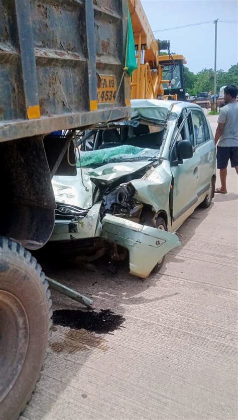 Car gets dragged for couple of kilometres after rear-ending tipper ...