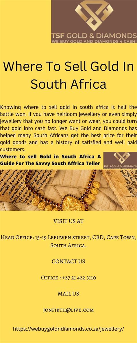 Where to Sell Gold In South Africa - Webuygold Diamonds - Medium