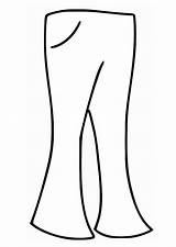 Dibujo De Pantalones Para Colorear  Img 19348 sketch template