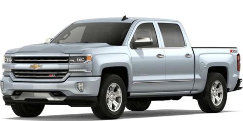 What are the Color Options for the 2018 Chevy Silverado 1500?