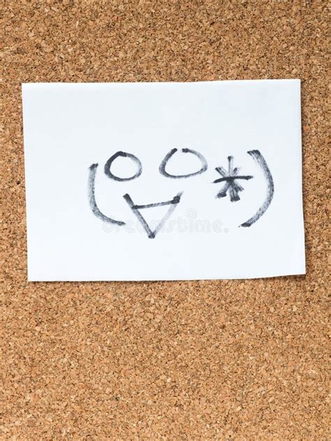 The Series of Japanese Emoticons Called Kaomoji, Smiling Stock Photo ...