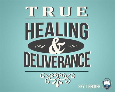 True Healing and Deliverance - Come Quickly Ministries