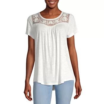 Short Sleeve Tops for Women - JCPenney