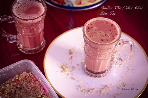 KASHMIRI PINK TEA | NOON CHAI RECIPE - SHRAVS KITCHEN | Recipe | Pink ...