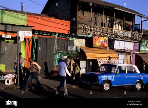 Ethiopia, Addis Ababa, the Piazza district Stock Photo - Alamy