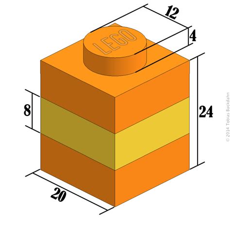 Standard Lego Brick Dimensions