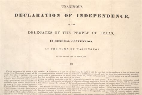 Texas Declaration of Independence — Bunk