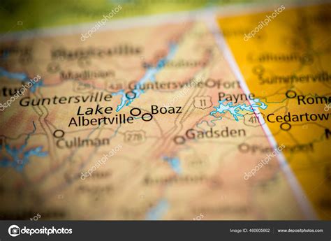 Boaz Alabama Usa Map Stock Photo by ©aliceinwonderland2020 460605662