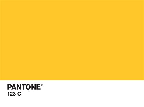 PANTONE® 123C Yello | Colori
