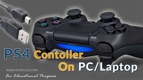 How To Connect A PS4 Controller To PC/Laptop | DualShock 4 Wireless ...