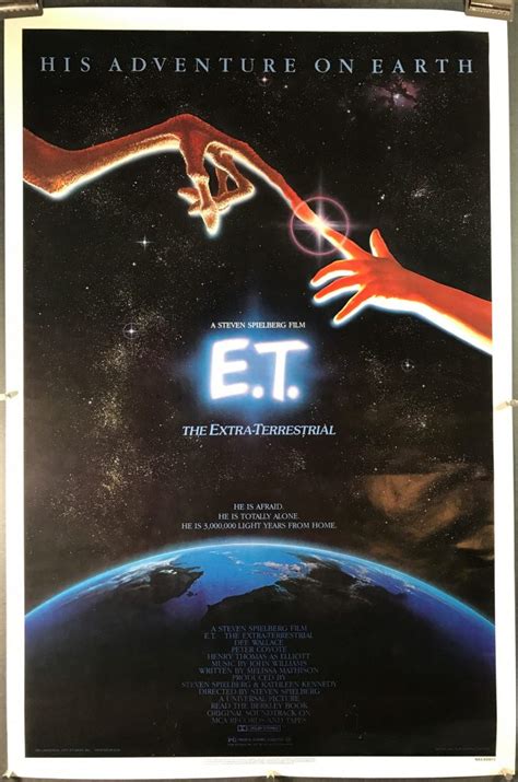 E.T. THE EXTRA TERRESTRIAL, Original Rolled Vintage Movie Poster - Original Vintage Movie Posters