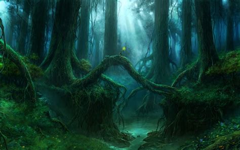 Magic Forest — Crafthubs | Bosque de la fantasía, Fondos de pantalla bosques, Paisaje de fantasía