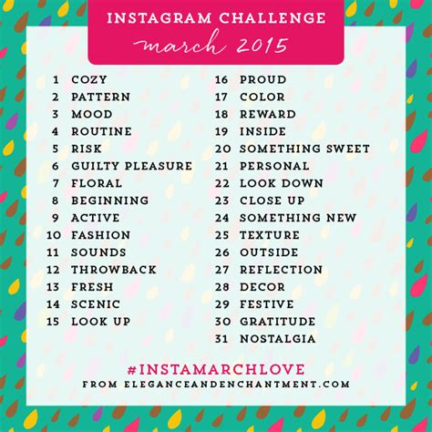 March Instagram Photo Challenge