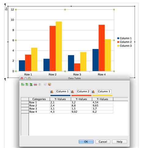 How do I create a chart from a Writer table? - English - Ask LibreOffice