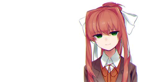 Monika (Wallpaper version) by ProJeCtAnima on DeviantArt