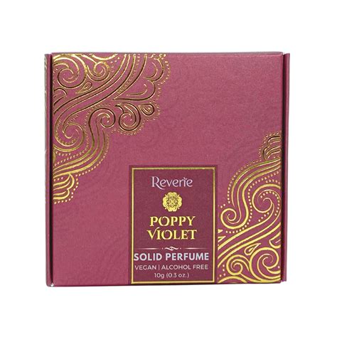 Poppy Violet Solid Perfume 10g - Bellary Nature