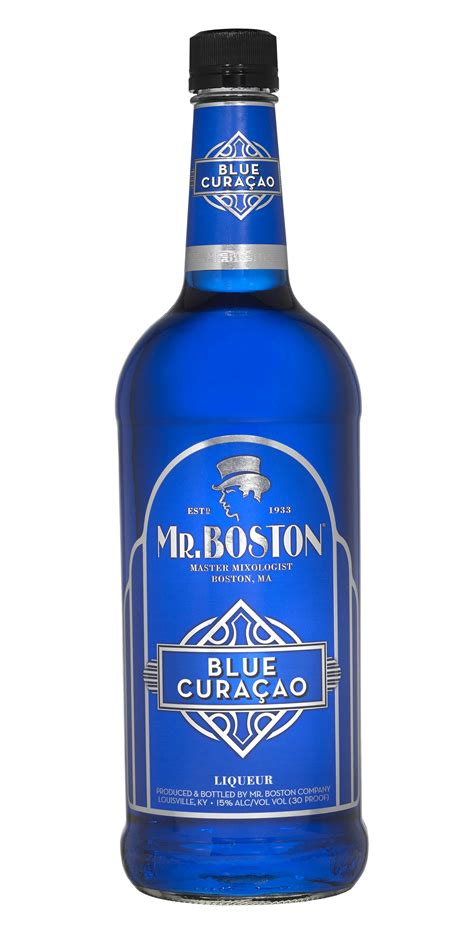 Mr. Boston Blue Curacao 1L - Carlo Russo Wine & Spirit World