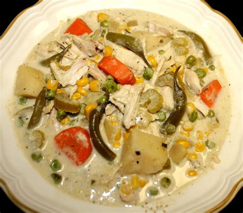 Creamy Turkey Vegetable Soup Recipe | Just A Pinch Recipes