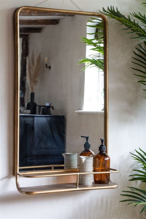 Mirrors | Round, Wall Hanging & Full Length | Rockett St George | Mirror with shelf, Bathroom ...