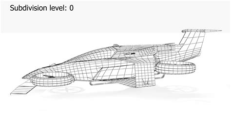 Electric Vertical TakeOff and Landing eVTOL Airspeeder MK4 model ...