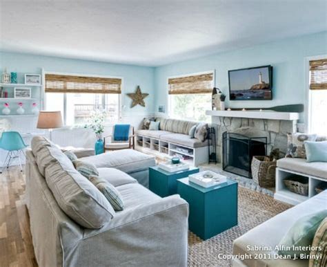 Coastal Themed Living Room