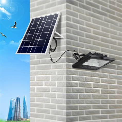 Aliexpress.com : Buy Separable Solar Panel Street Lights + 5.3M Extension Cords Sensor LED Flood ...