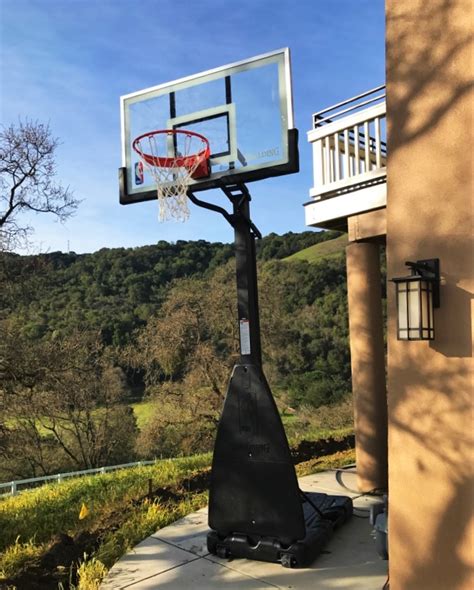 Delivery & Installation of a Spalding NBA Portable Basketball System in ...