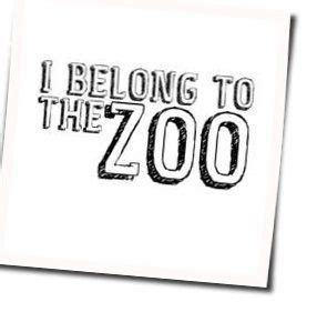 I Belong To The Zoo - Porter guitar chords