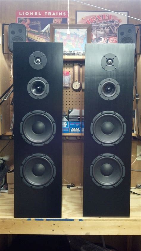 4 Driver, 3-Way Floor Standing Tower Speaker | Parts Express Project Gallery