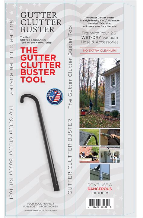 GUTTER CLUTTER BUSTER Gutter Cleaning Tool » Gutter Clutter Buster