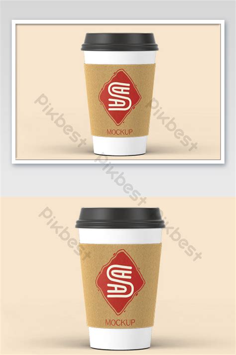 Mockup Design of Food Milk Tea Paper Cup | PSD Free Download - Pikbest