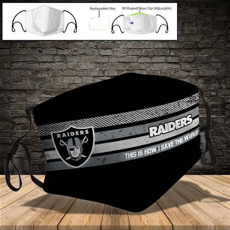 Stocktee NFL Oakland Raiders Face Masks GTS000895