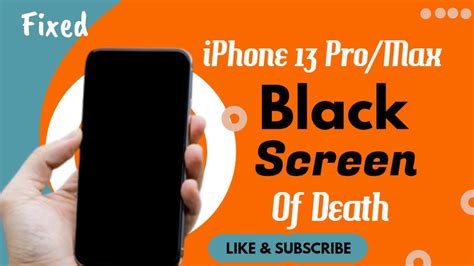 How to Fix Black Screen issue on iPhone 13 Pro/iPhone 13 Pro Max (iOS ...