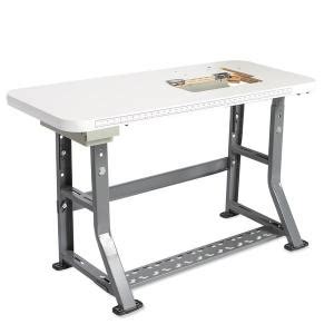 Industrial Sewing Machine Table With K-Leg Table Frame Assembly | GoldStar Tool