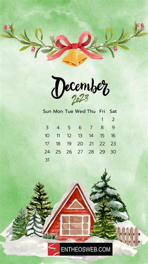 December 2023 Calendar Phone Wallpaper | EntheosWeb | December calendar, Calendar wallpaper ...