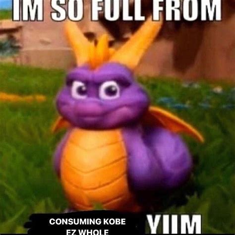 consuming kobe ez whole | I'm So Full From X Yum / Fat Spyro | Know Your Meme