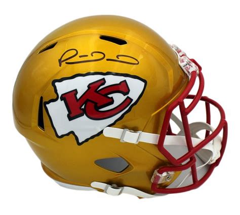 Patrick Mahomes Signed Chiefs Full-Size Flash Alternate Speed Helmet ...