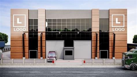 Factory Exterior Design 3D model | CGTrader