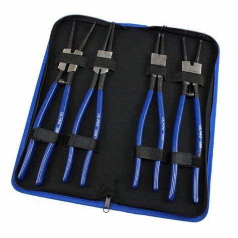 Pliers Circlip Plier Set 325mm 4 pc Straight Bent Internal External Pliers by US PRO | Tools Shed