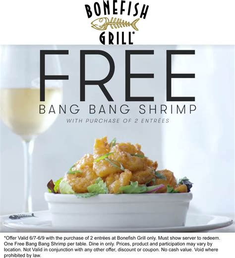 Bonefish Grill Coupons Printable - Printable Word Searches