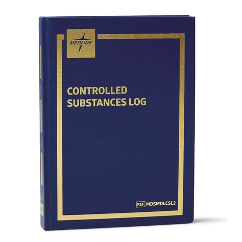 Medline MDSMDLCSL Hard Cover Controlled Substance Drug Log Book, 323 Pages: Amazon.ca: Tools ...