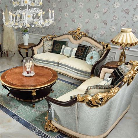 Exquisite and Classic Royal Design Living Room Furnitures Sofa Sets ...