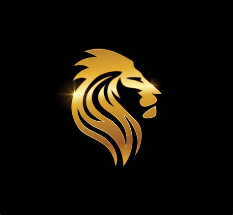 Gold Lion Logo Design