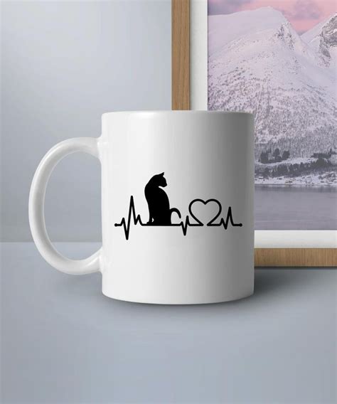 Cat Heartbeat Digital Download Files Kitten Pulse Instant - Etsy