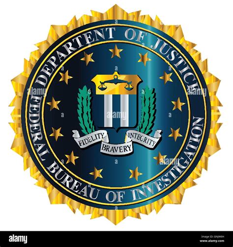 FBI Seal Mockup Stock Vector Image & Art - Alamy