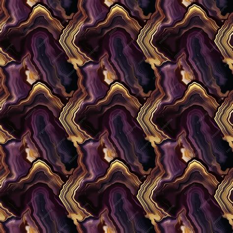 Premium AI Image | A purple and gold pattern with a purple background.