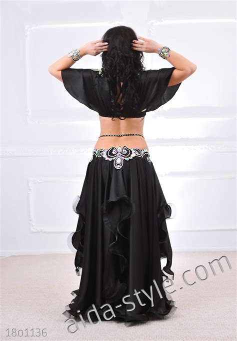 Costume Belly Dancing Black - Aida Style