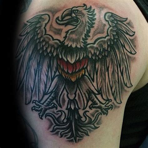 50 German Eagle Tattoo Designs For Men - Germany Ink Ideas | Tattoo designs men, Eagle tattoo ...