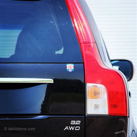 Flag of the United Kingdom car sticker - TailRibbons