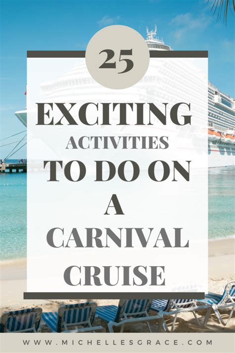 25 Exciting Things to Do on a Carnival Cruise - Michelle Grace